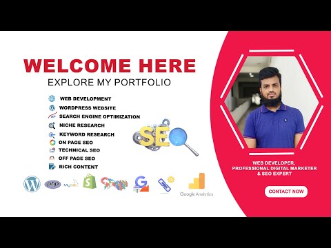 Upwork  portfolio video on Wordpress & SEO | Wordpress Website | SEO | Digital marketing