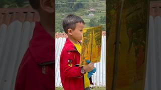 The child was celebrating Buddha Jayanti. #buddha #buddhism #buddhist #buddhaquotes #shorts