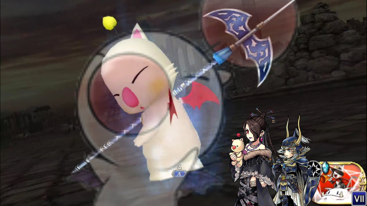 DFFOO [JP] Moogles - Mog / WoL C90 LD,FL20 with Lulu and Cait Sith CA