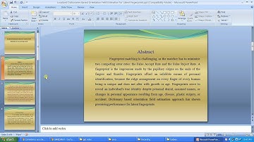 IEEE 2014 JAVA LOCALIZED  DICTIONARIES BASED ORIENTATION FIELD ESTIMATION  FOR LATENT  FINGERPRINTS