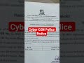 Cyber CEN Police Notice bank account freeze #legalonlineadvice #onlinegaming