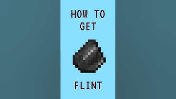 Minecraft: How to Get Flint #shorts