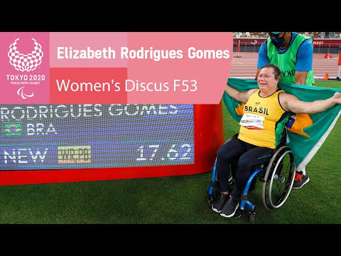 🇧🇷 Elizabeth Rodrigues Gomes sets Womens Discus F53 world record