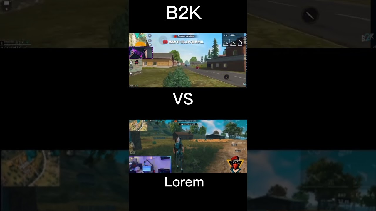 B2K VS Lorem ll Who is AWM king ll PC🖥️ VS Mobile 📱 