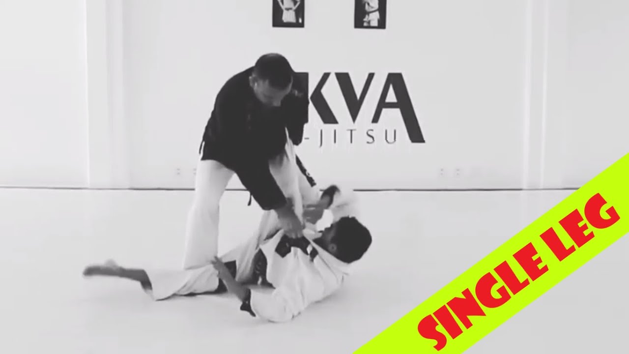 Queda "Single leg" JiuJitsu (Varrendo a Perna) YouTube