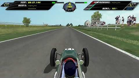 F1 Challenge VB 1961 Lotus Aintree Onboard Lap