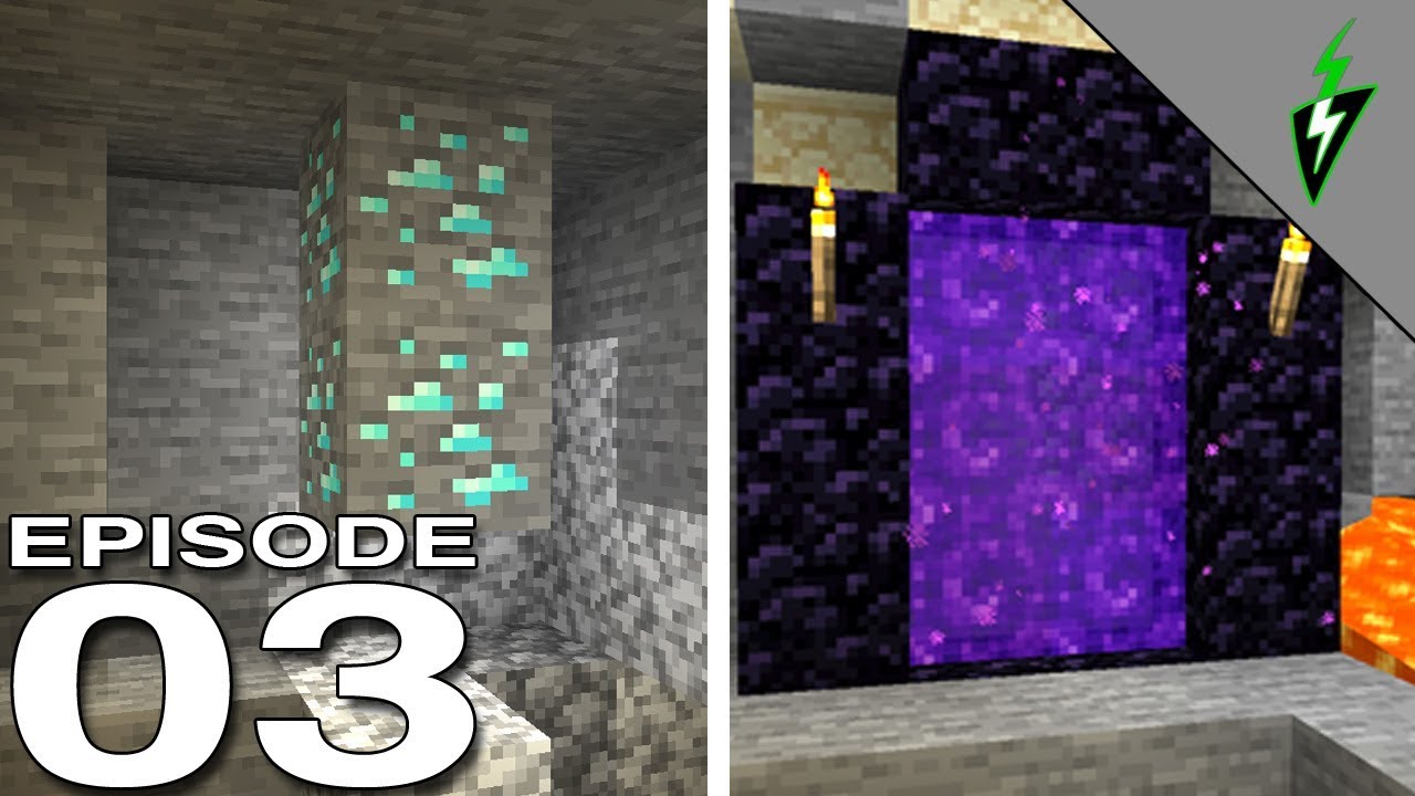 Minecraft 1.14 Lets Play Survival EPISODE 3 - First Diamond and The ...