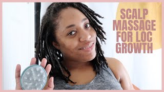 Wash Day for Loc Growth w/ Scalp Massager | Loc Therapy