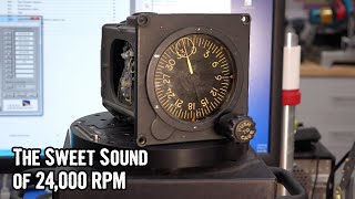 WWII USAF Gyroscope Spin Up and Turntable Test
