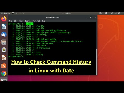 How to Check Command History in Linux with Date Time 2021