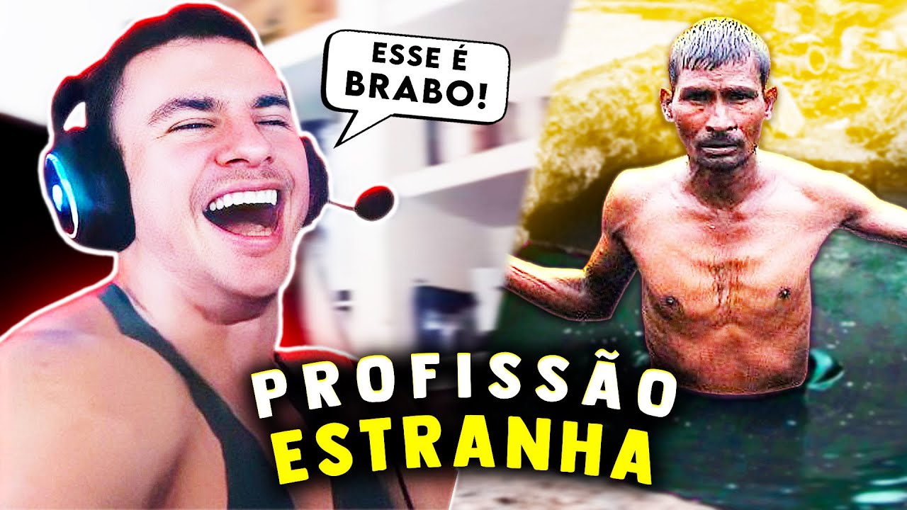 SUPER XANDÃO REAGINDO - AS PROFISSÕES MAIS NOJENTAS E ESTRANHAS DO MUNDO | FALA DE TUDO
