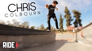 Chris Colbourn Skates N Hollywood Park -  Bones Bearings