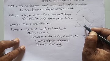 Converse of of tangent theorem स्पर्शिका त्रिज्या  प्रमेयाचा  व्यत्यास