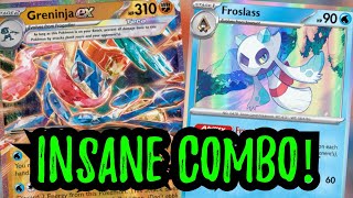 Greninja ex Froslass COMBO is CRAZY! Twilight Masquerade Pokemon TCG Live