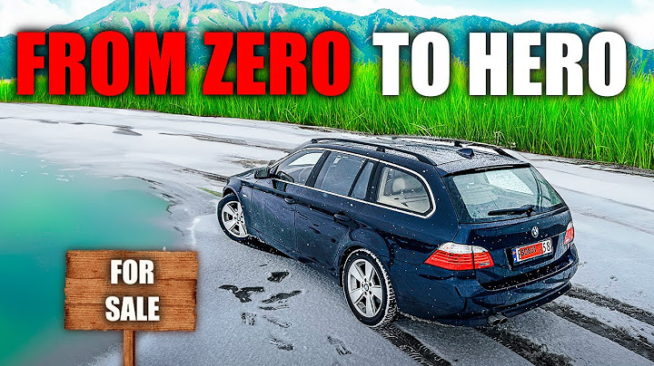 DRIVING MY WRECKED BMW E61 530XD FOR THE FIRST TIME AFTER THE CRASH