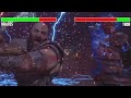 Kratos vs. Thor (Final Fight) with healthbars