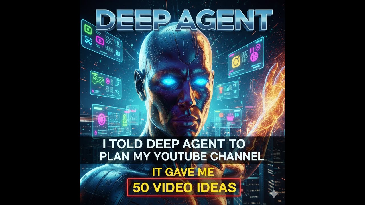 I Told Deep Agent to Plan My YouTube Channel… It Gave Me 50 Video Ideas ...