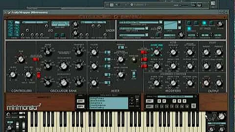 Wubbing around with the minimonsta!