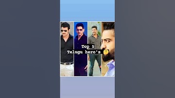 Top 5 telugu hero short video // top 5 telugu hero status video //