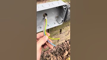 Outside socket install #howto #electricallife #diy #electrical #install #howto