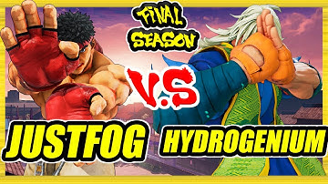 SFV CE 🔥 Justfog (Ryu) vs Hydrogenium (Zeku) 🔥 Ranked Set 🔥 Street Fighter 5