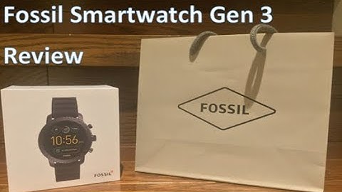 Fossil Gen 3 Smart Watch!