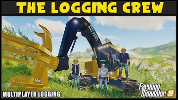 Its Getting Steep! - Logging Crew 23 - Farming Simulator 2019 - FDR Logging