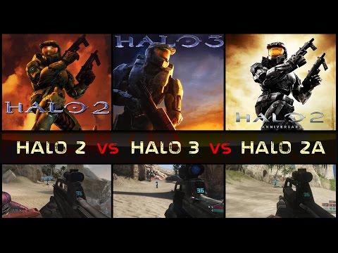 Halo 2 vs Halo 3 vs Halo 2A [Battle Rifle Testing]