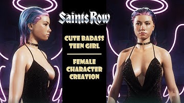 Saints Row | badass teen | female character creation with share code