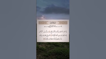 قرآن كريم سورة النصر للقارئ فارس عباد