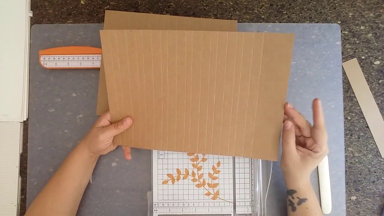 (deutsch) Hidden Hinge Bindung für 12 Seiten in Zentimeter (cm) - Anleitung/Tutorial