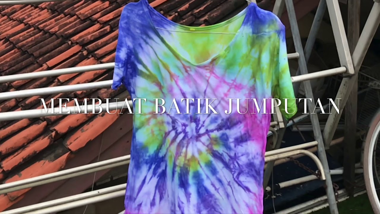  Cara  Membuat  Tie Dye Batik  Jumputan YouTube