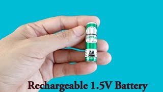 Amazing idea you have never seen before.How to make rechargeable 1.5V battery at home