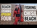 Fishing chesil beach  beach fishing  episode four  sea fishing uk