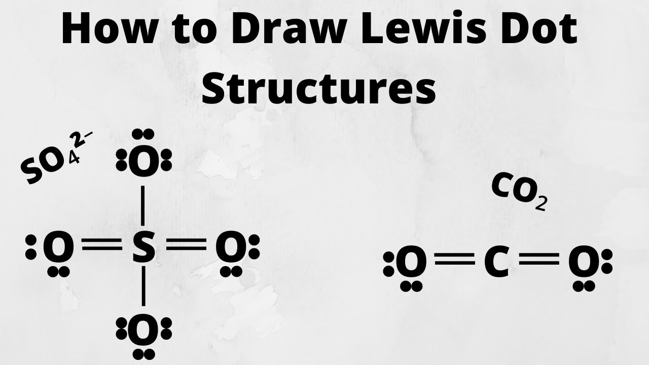Lewis structures, How to draw lewis structure, sulfate, co2, so42-, carbon ...