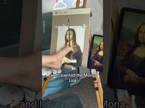 Painting Mona Lisa With My FEET