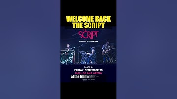 THE SCRIPT BACK IN MANILA FOR THEIR CONCERT  #thescript #concert #artist #ROCK