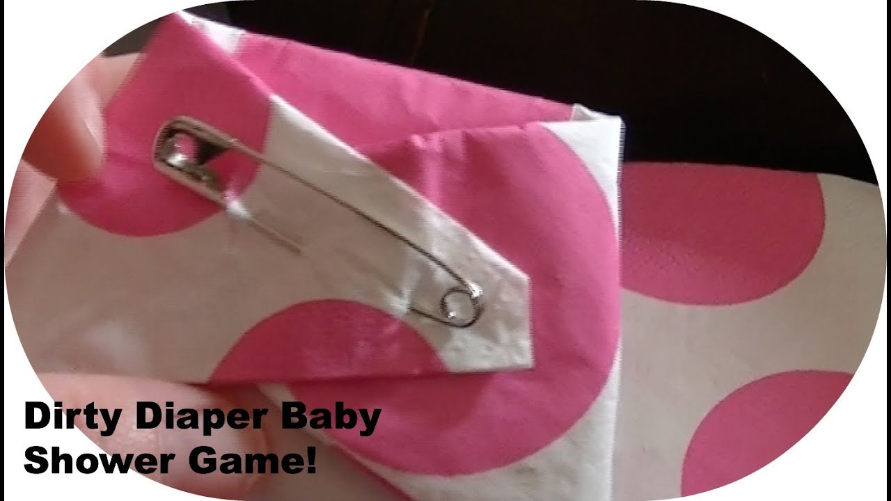 Easy Dirty Diaper Baby Shower Game DIY YouTube Easy Dirty Diaper Baby Shower Game DIY YouTube