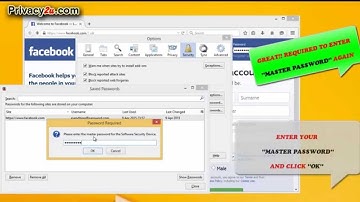How to protect your saved passwords in Firefox with a master password