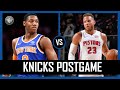 New York Knicks Postgame Show | Live Analysis and Call In | New York Knicks vs Detroit Pistons