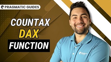 Power BI COUNTAX DAX Function Tutorial  📊