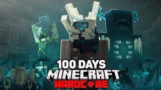 I Tried to Survive 100 Days of the Sculk Horde in Hardcore Minecraft