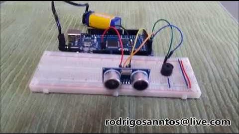 Arduino – Sensor estacionamento, utilizando sensor ultrassônico