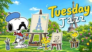 Sunny Tuesday Jazz with Snoopy 🎶☀️🌿| Upbeat Jazz for Soft Morning & Happy Summer by Jazzy screenshot 4