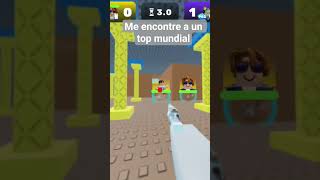 me encontre un top mundial #roblox