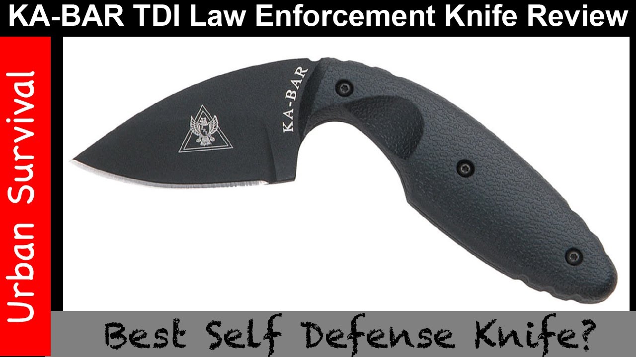 KABAR TDI Law Enforcement Knife Review Best Self Defense Knife