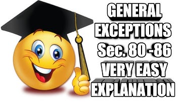 GENERAL EXCEPTIONS | IPC | SECTION 80 - 86 | CHAPTER 4