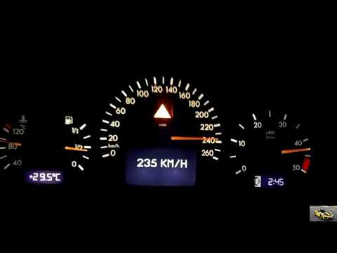 Mercedes E320 Top Speed 250 km/h acceleration