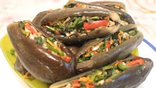 БАКЛАЖАНЫ-по Азербайджански, Маринованные на Зиму/Sirkə-badımcan turşusu/Azerbaijani Salted Eggplant