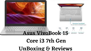 Asus VivoBook 15 Core i3 Laptop Unboxing& Reviews